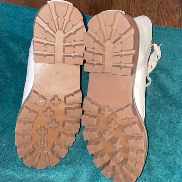 Kate Spade Merritt Lug leather Combat Boots NWOT - Picture 13 of 14